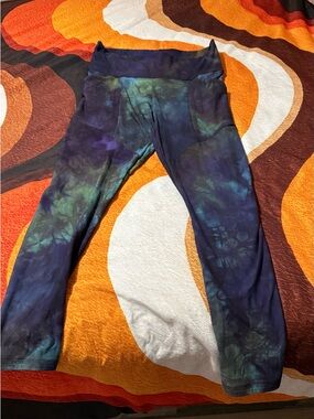 Spirit of Lunar Organic Bamboo Leggings - Galaxy colorway- US 16-20